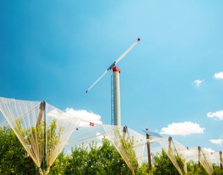 Frostschutz mit Windmaschinen